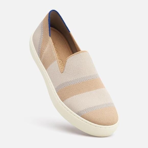 Rothy’s The Birch Stripe Slip On Shoes Casual Comfort Sneakers 10.5 - Picture 1 of 11